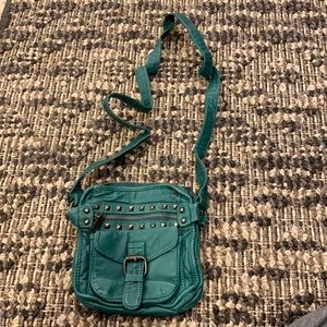 Gorgeous teal crossbody bag